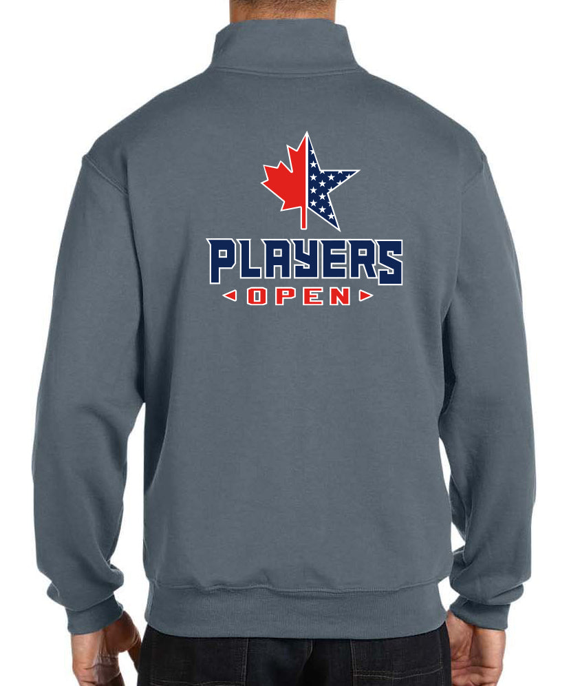 Open Series Players Embroidered and printed 1/4 Zip