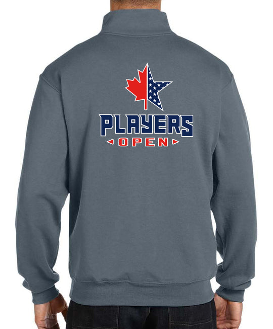 Open Series Players Embroidered and printed 1/4 Zip