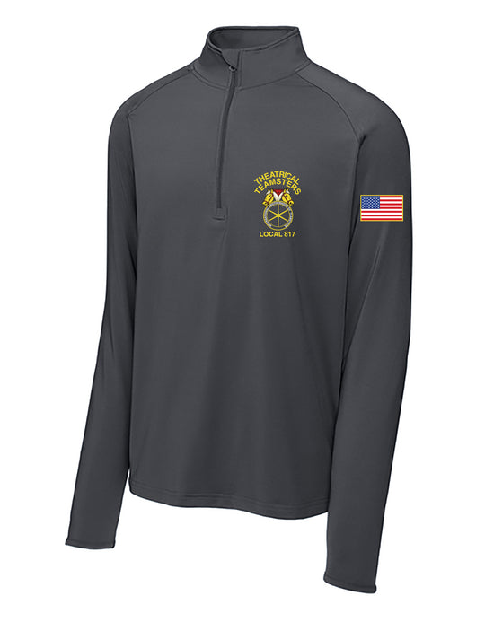 THEATRICAL TEAMSTERS EMBROIDERED 1/4 ZIP