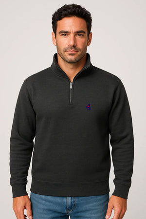 The Islander - 1/4 Zip Fleece Blend - Navy