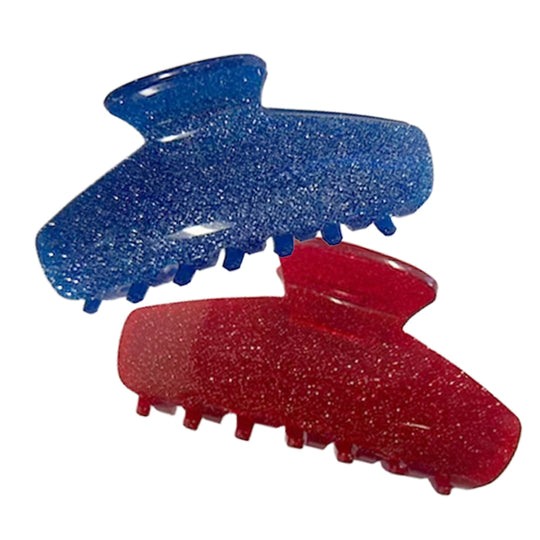 SSHS Red and Blue Hair Clip