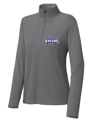 Sewanhaka Softball Embroidered Women's 1/4 zips