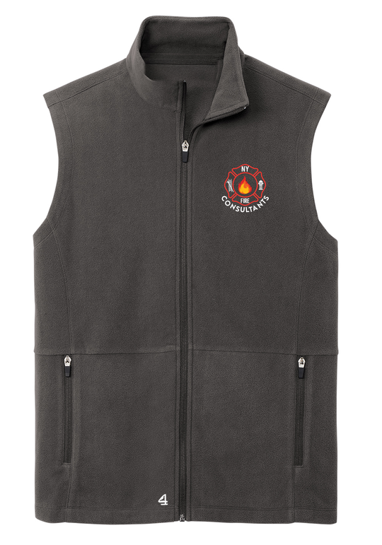 NY Fire Consultants Embroidered Mens Fleece Vest
