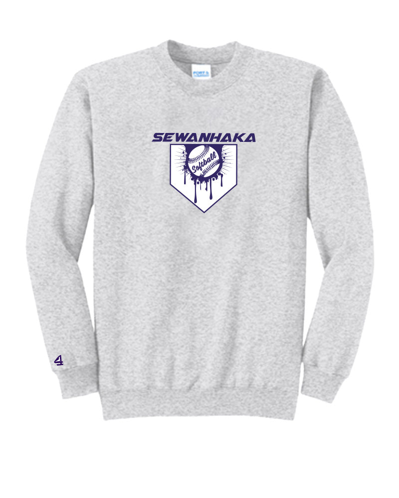 Sewanhaka Softball Crewneck Sweatshirt