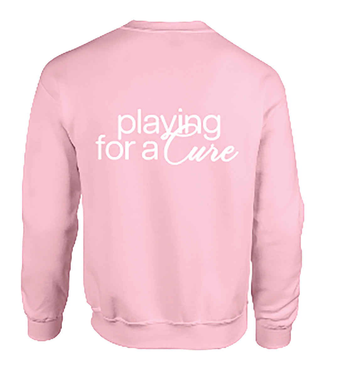 East Rockaway Volleyball Playing for a Cure Crewneck