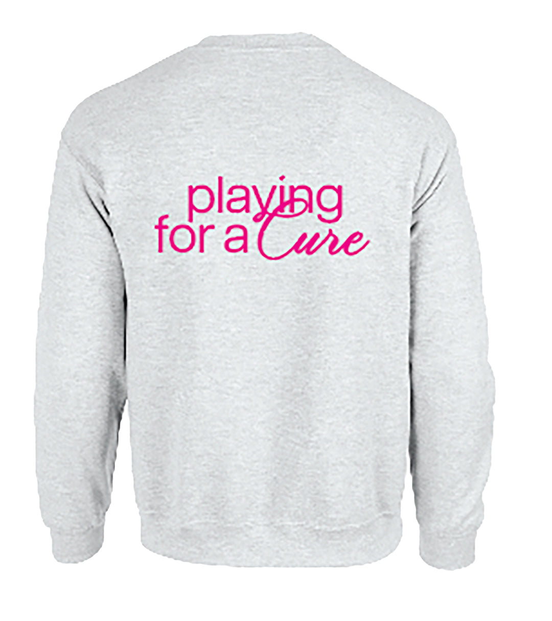 East Rockaway Volleyball Playing for a Cure Crewneck