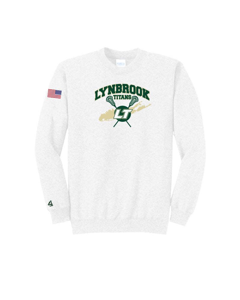 Lynbrook TITANS Lacrosse Crewneck Sweatshirt