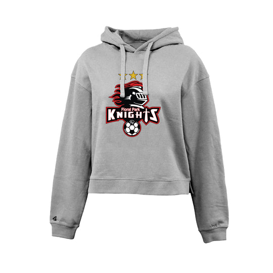 Floral Park Soccer Cropped Fleece Hoodie