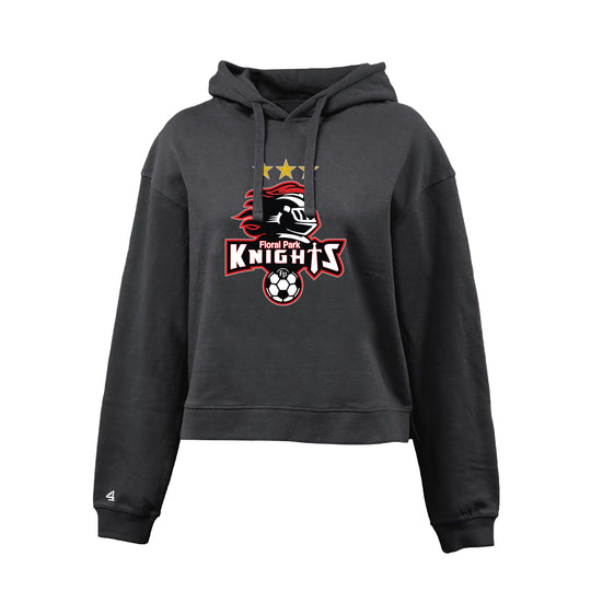 Floral Park Soccer Cropped Fleece Hoodie