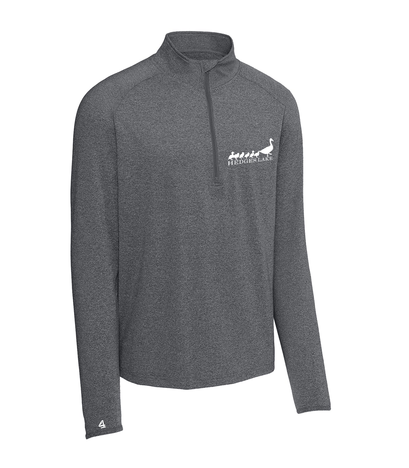 Hedges Lake ducks 1/4 zip long sleeve