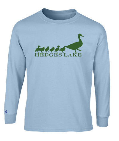 Hedges Lake Ducks Long sleeve tshirt