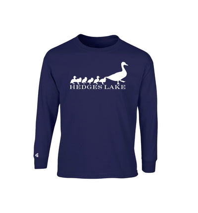 Hedges Lake Ducks Long sleeve tshirt