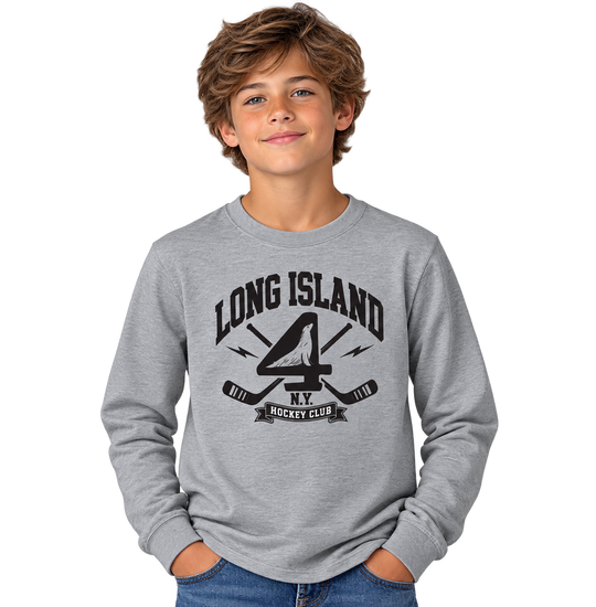 LONG ISLAND HOCKEY CLUB LIGHTNING LONG SLEEVE GRAPHIC TEE