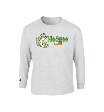 Hedges Lake Fish Long sleeve tshirt