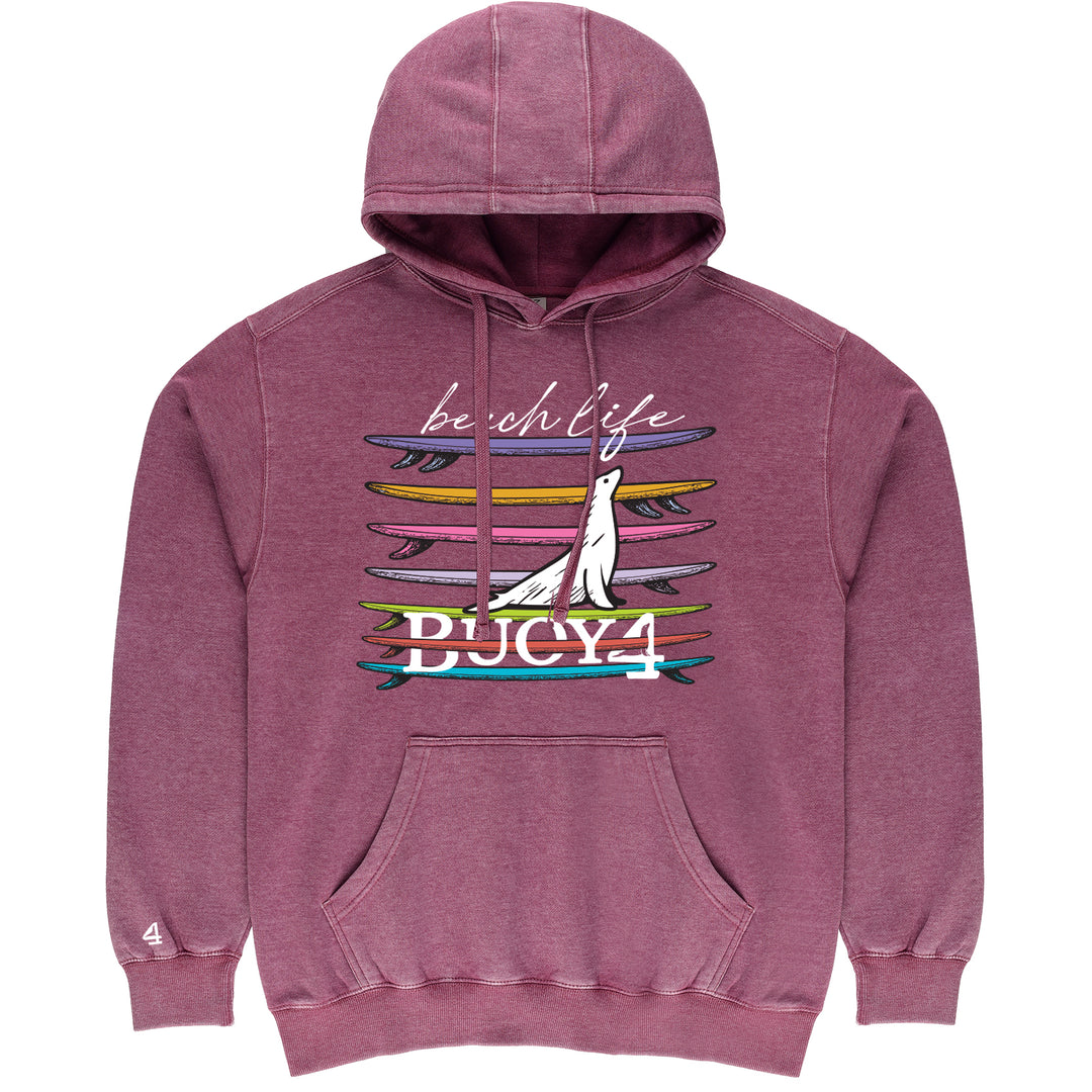 Buoy 4 Beach Life Vintage Hoodie