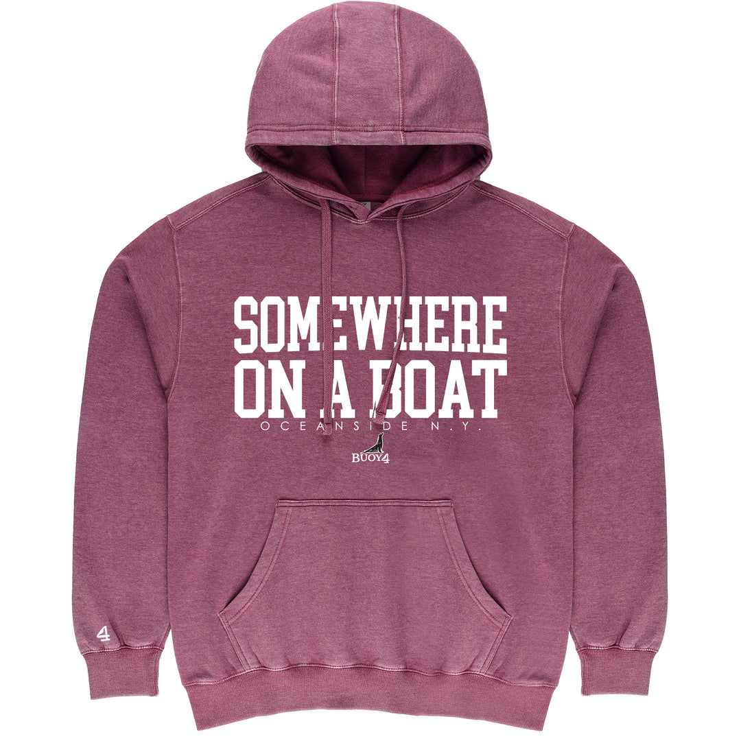 Buoy 4 Somewhere on a Boat vintage Hoodie