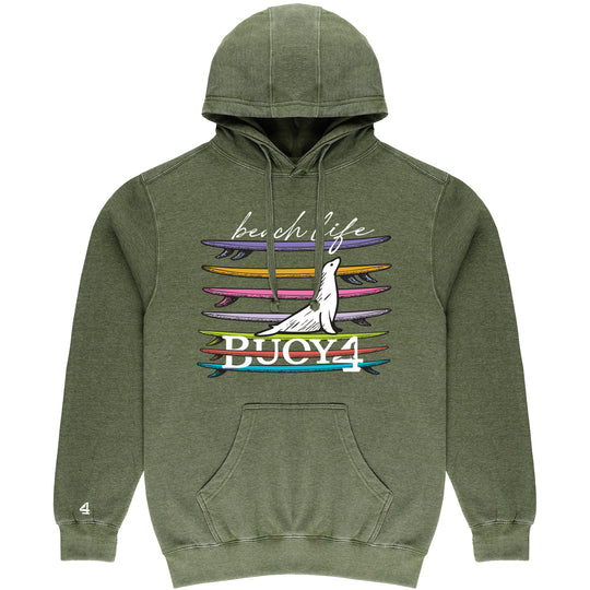 Buoy 4 Beach Life Vintage Hoodie