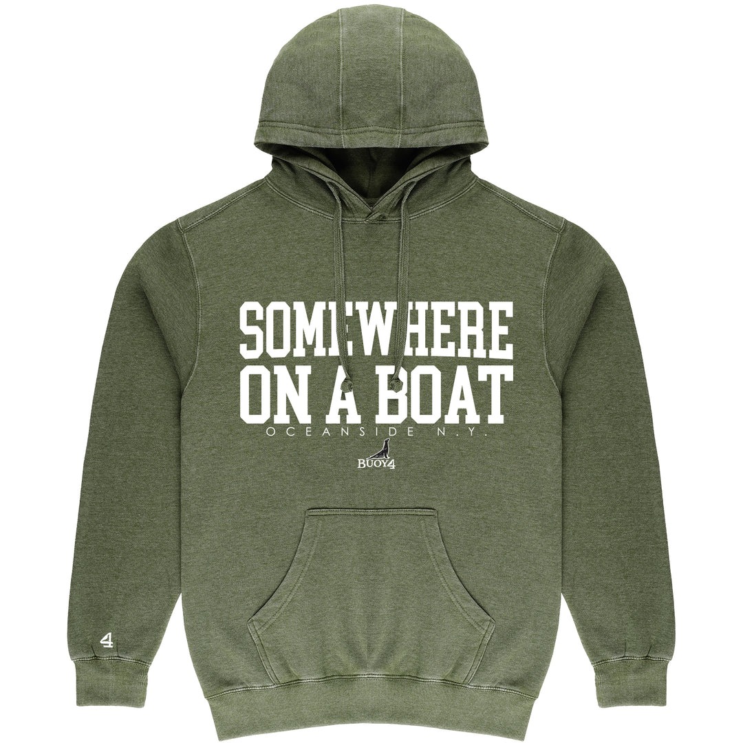 Buoy 4 Somewhere on a Boat vintage Hoodie