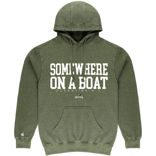 Buoy 4 Somewhere on a Boat vintage Hoodie