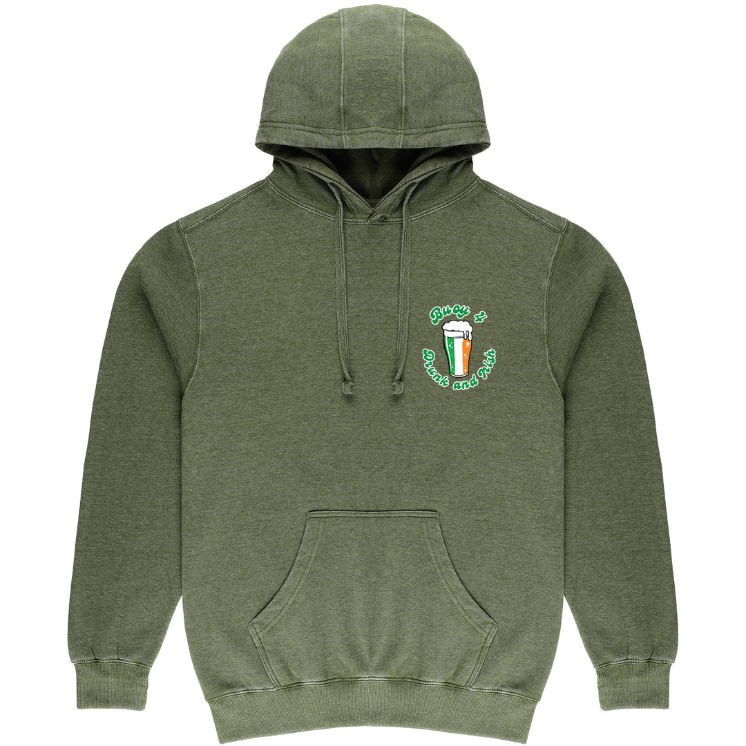 BINGHAMTON IRISH DAY CHEERS VINTAGE HOODIE