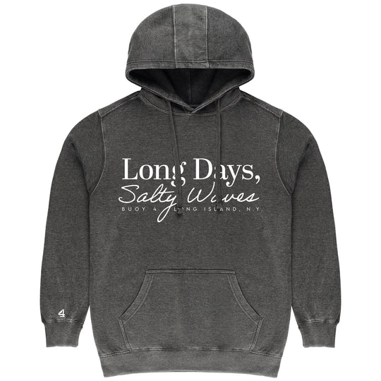 Buoy 4 Long Days Salty Waves Vintage Hoodie