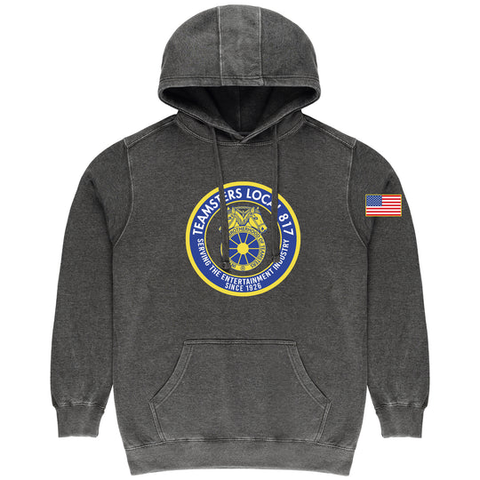 THEATRICAL TEAMSTERS CIRCLE LOGO VINTAGE HOODIE