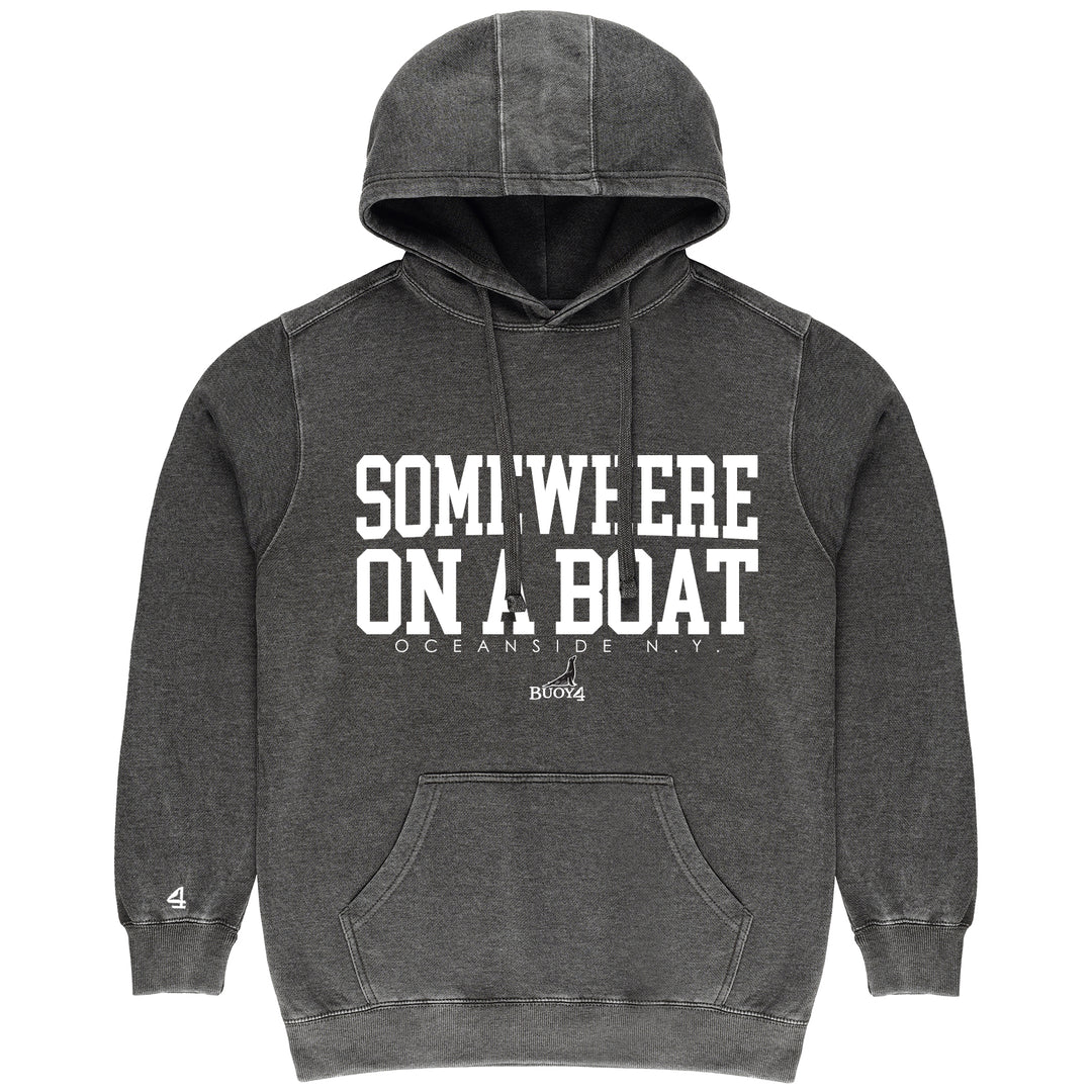 Buoy 4 Somewhere on a Boat vintage Hoodie