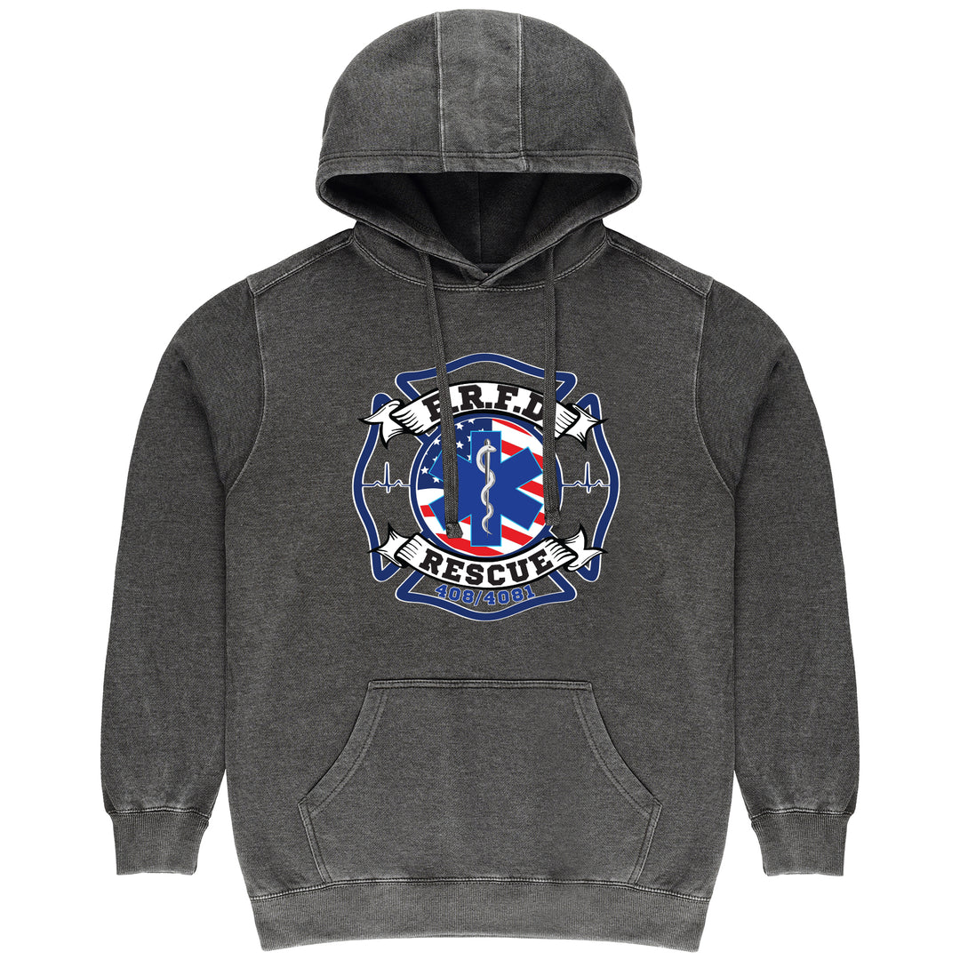 E.R.F.D. RESCUE VINTAGE HOODIE