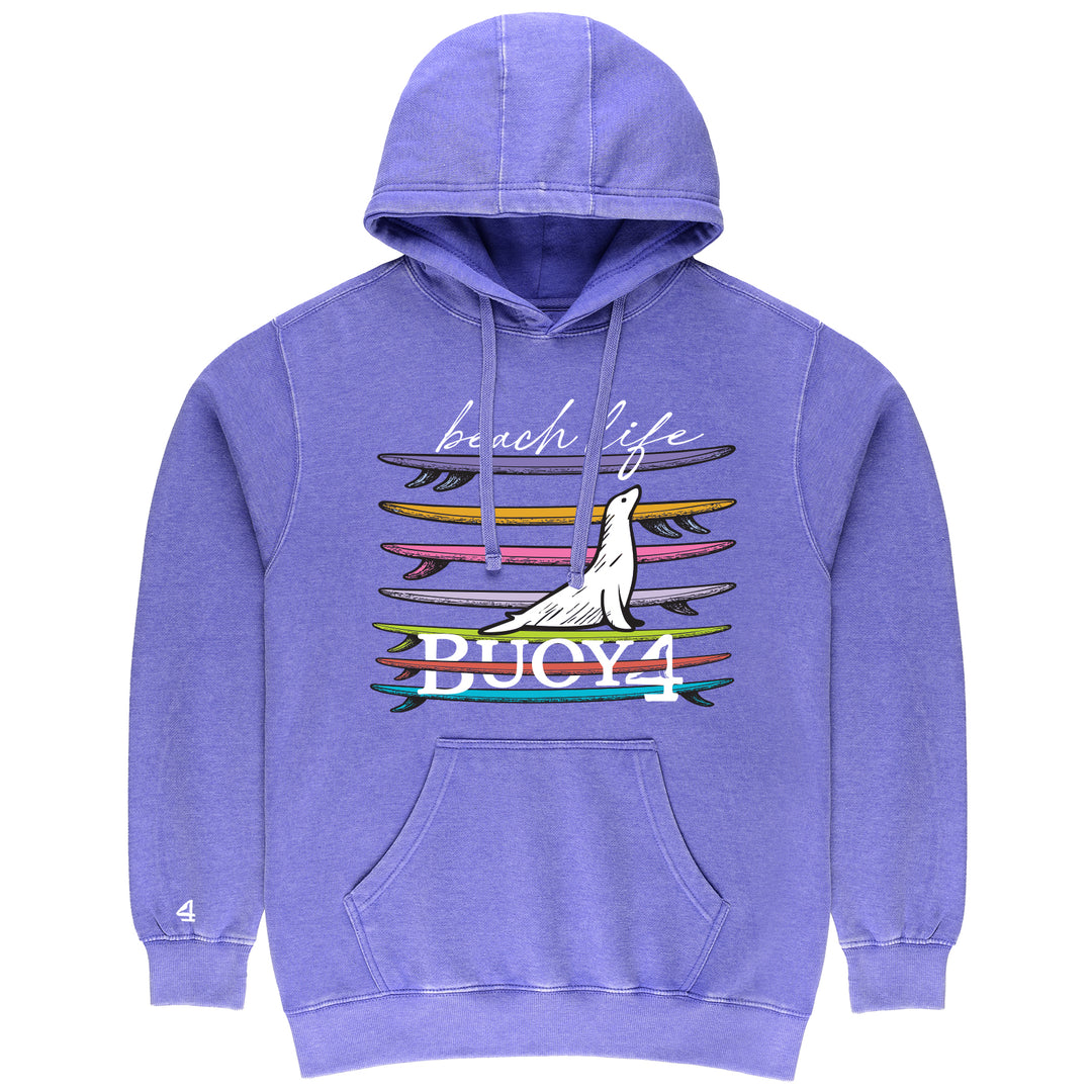Buoy 4 Beach Life Vintage Hoodie