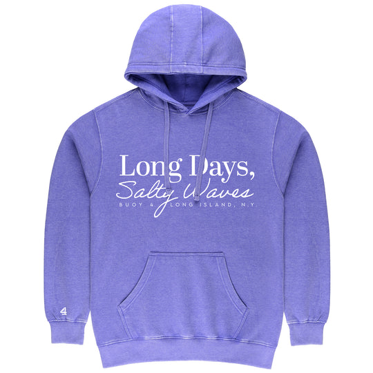 Buoy 4 Long Days Salty Waves Vintage Hoodie