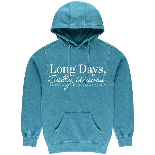 Buoy 4 Long Days Salty Waves Vintage Hoodie