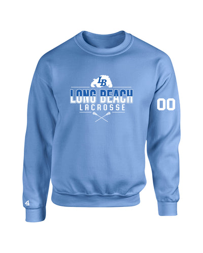 Long Beach High School Lacrosse Crewneck Sweatshirt
