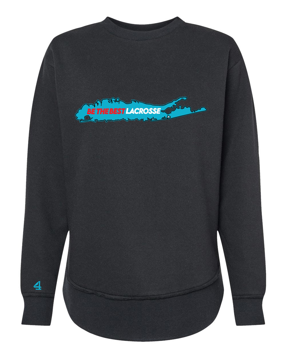 BTB "Be the Best" Girls Team Women's Weekend Fleece Crewneck Sweatshirt