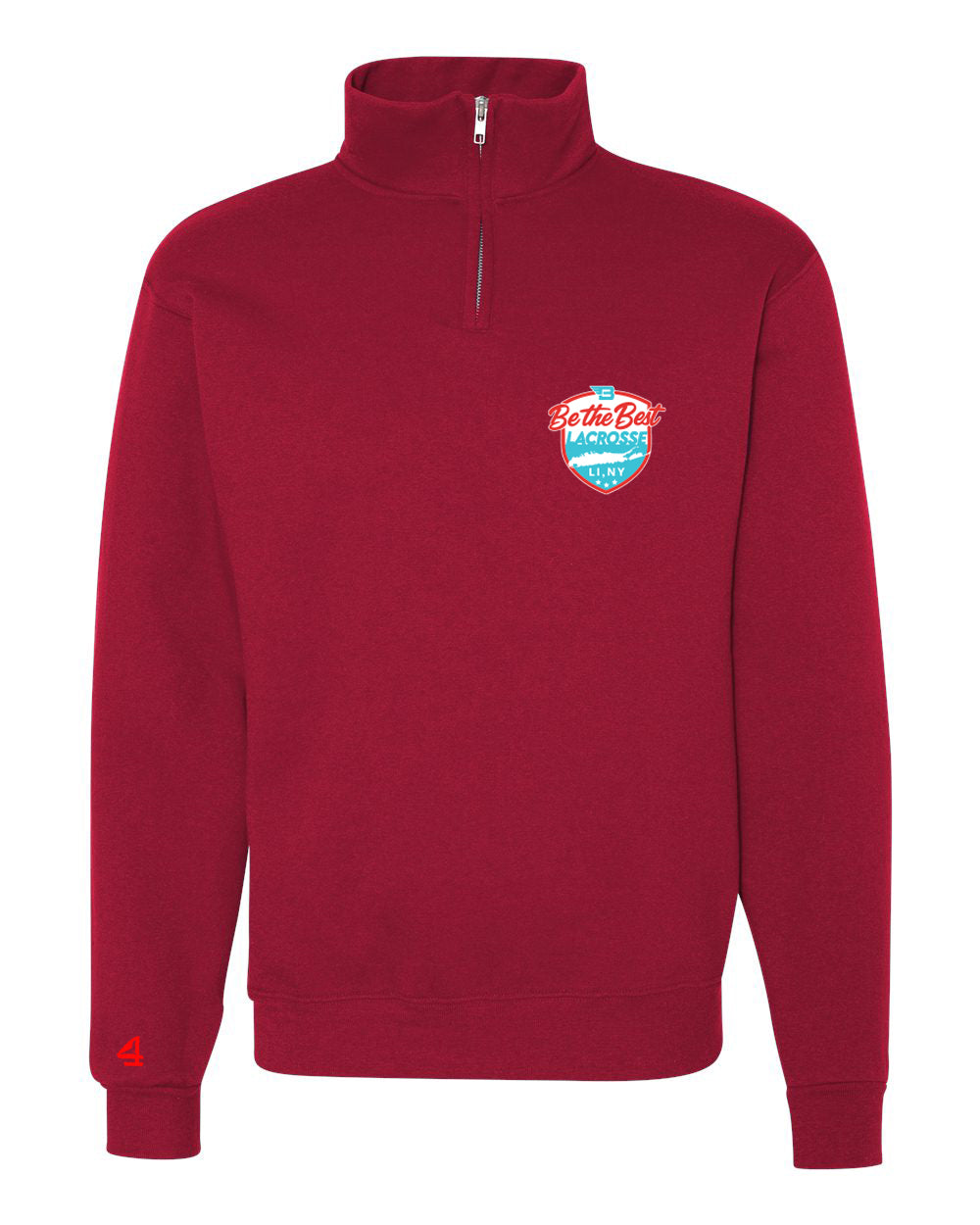 BTB "Be the Best" Girls Team collard 1/4 zip sweatshirt