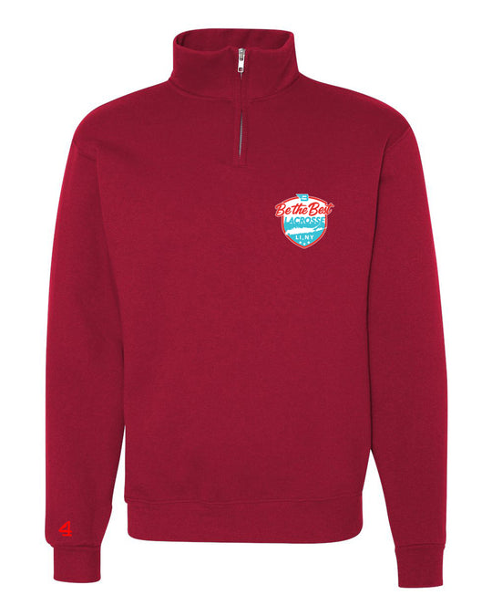 BTB "Be the Best" Girls Team collard 1/4 zip sweatshirt