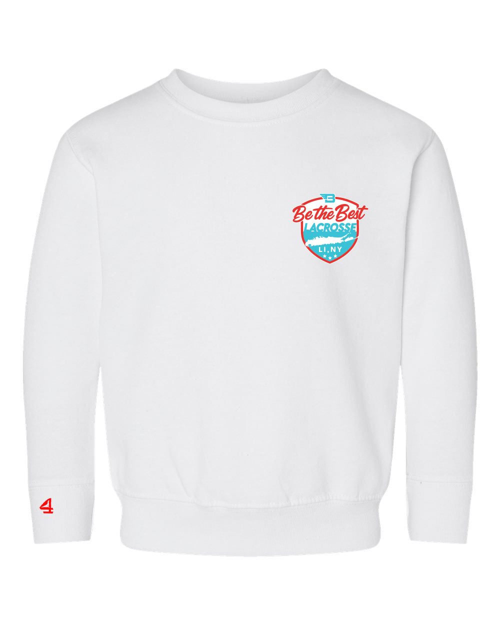 BTB "Be the Best" Girls Team toddler crewneck