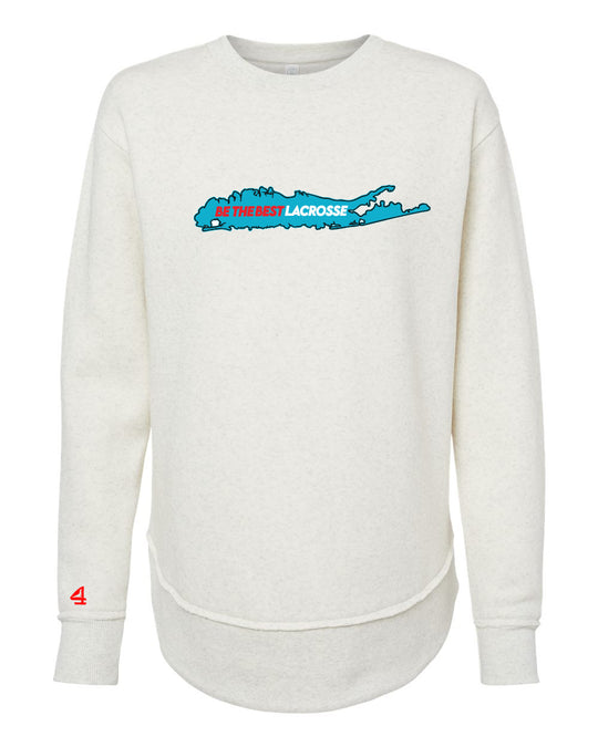 BTB "Be the Best" Girls Team Women's Weekend Fleece Crewneck Sweatshirt