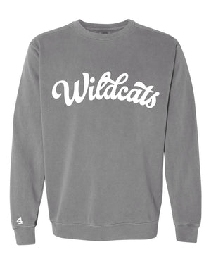 WATSON ELEMENTARY WILDCATS Script CrewNeck Sweatshirt