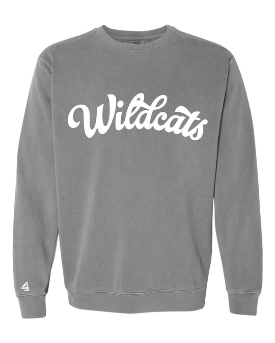 WATSON ELEMENTARY WILDCATS Script CrewNeck Sweatshirt