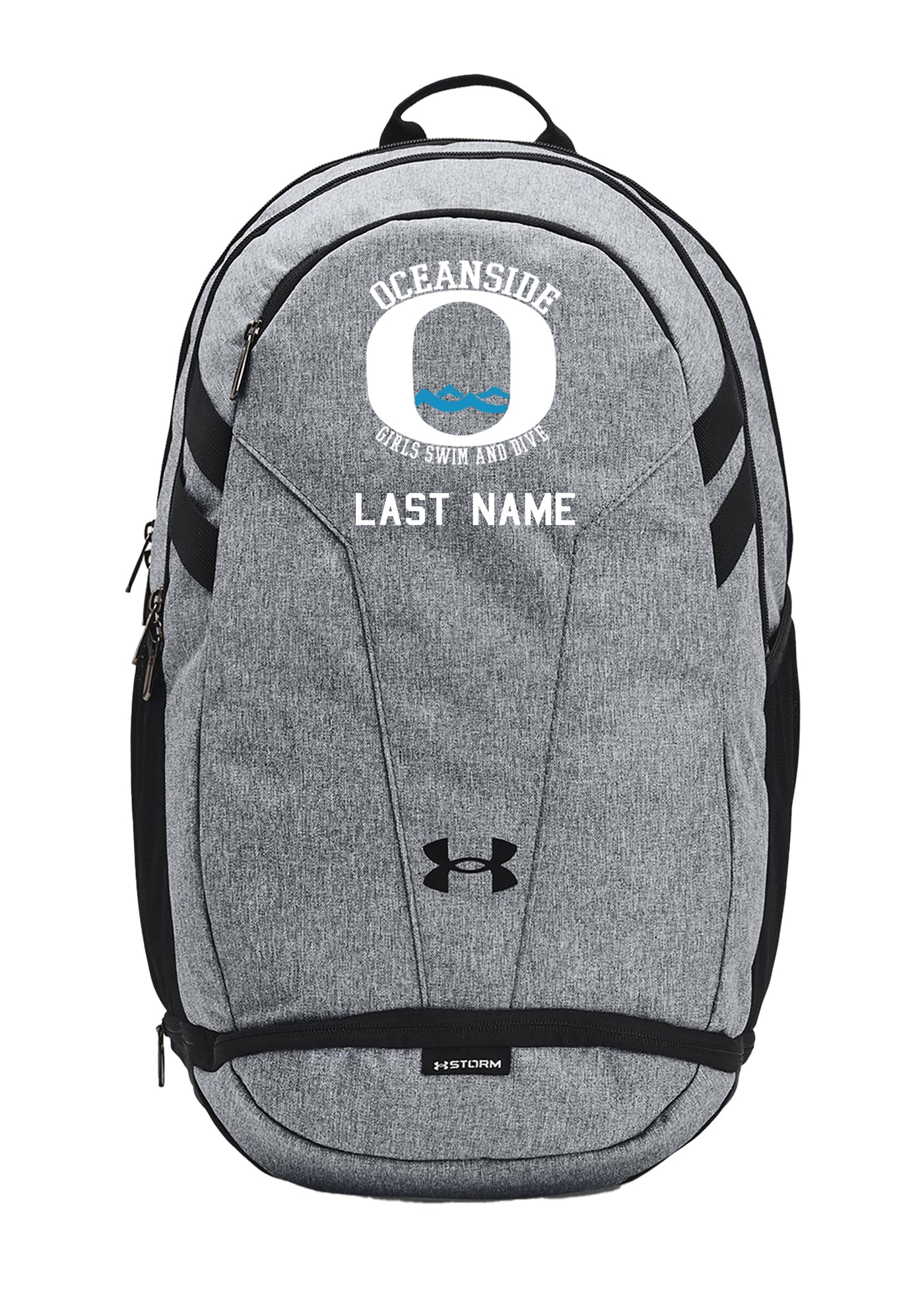 Oceanside Girls Swim and Dive Team Embroidered Logo Under Armour Backpack