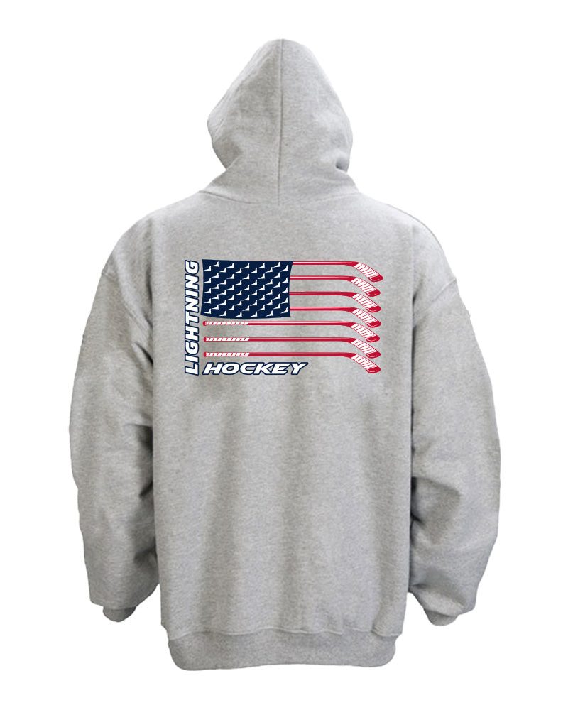 Long Beach Lightning Flag Hoodie