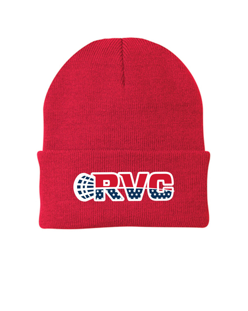RVC Lacrosse Warm Embroidered Beanie Hat