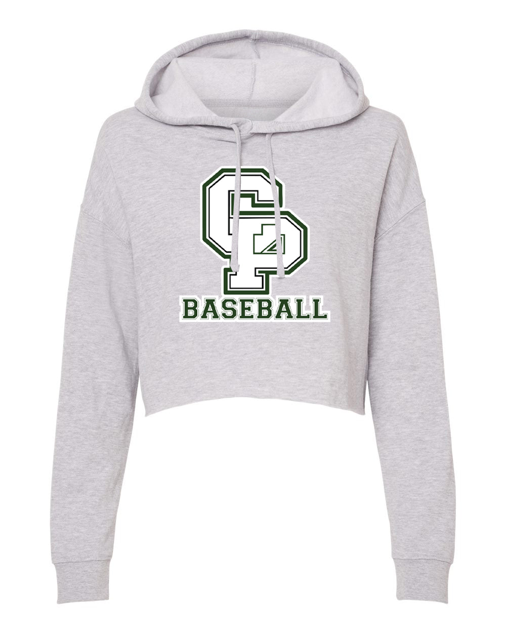 CARLE PLACE BASEBALL Women’s Lightweight Crop Hoodie