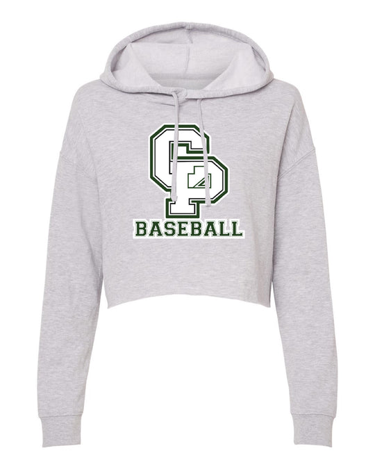 CARLE PLACE BASEBALL Women’s Lightweight Crop Hoodie