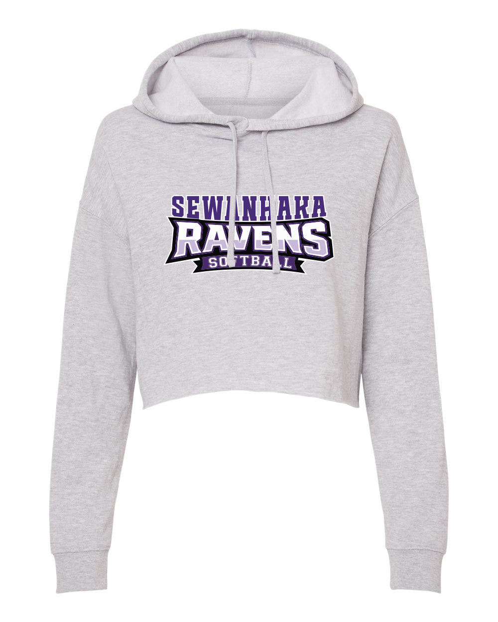 Sewanhaka Softball lightweight cropped hoodie