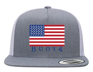 Buoy4 flag Printed Trucker Hat