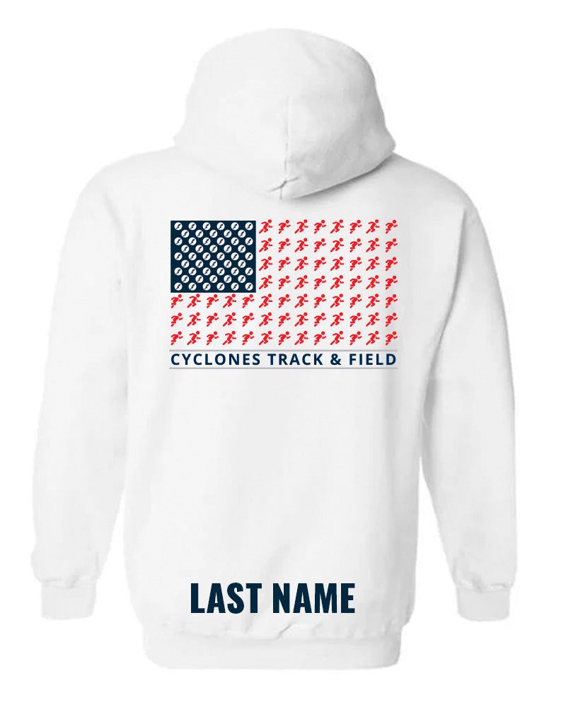 CYCLONES TRACK & FIELD FLAG Hoodie