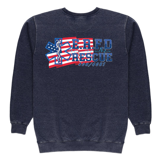 E.R.F.D. RESCUE VINTAGE CREWNECK