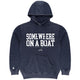 Buoy4 Somewhere on a Boat vintage Hoodie
