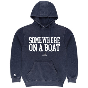 Buoy4 Somewhere on a Boat vintage Hoodie